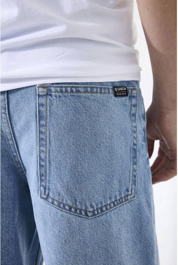 Garcia baggy regular waist short medium blue denim - Foto 2