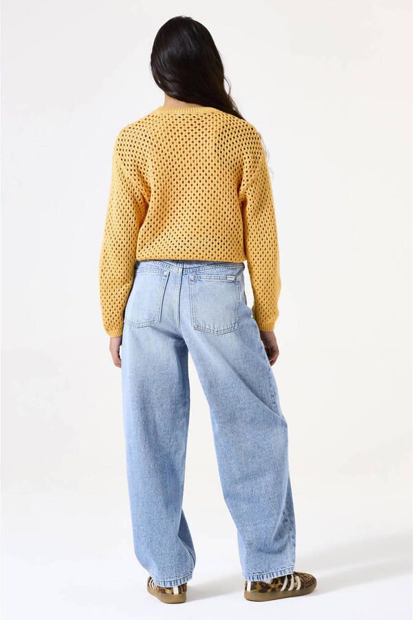 Garcia barrel loose fit jeans light blue denim Blauw Effen - Foto 2