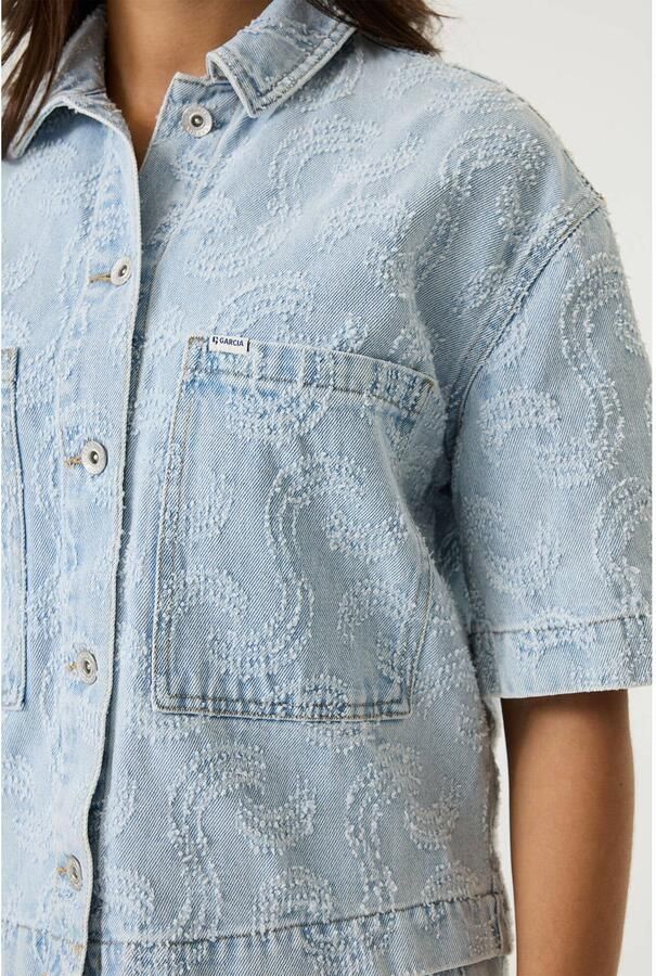 Garcia blouse light blue denim - Foto 2