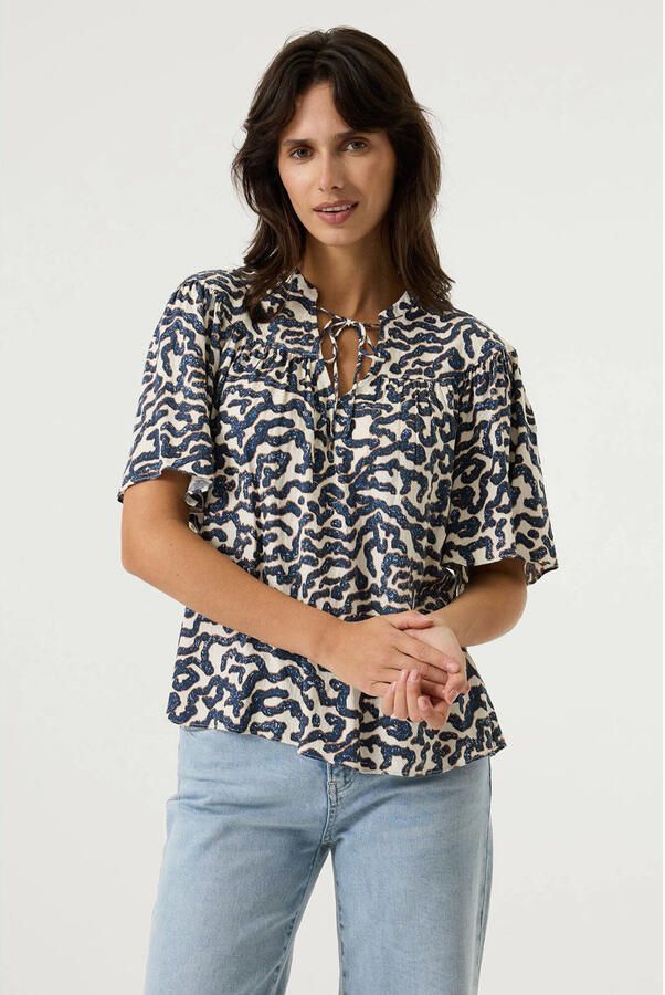 Garcia blousetop blauw