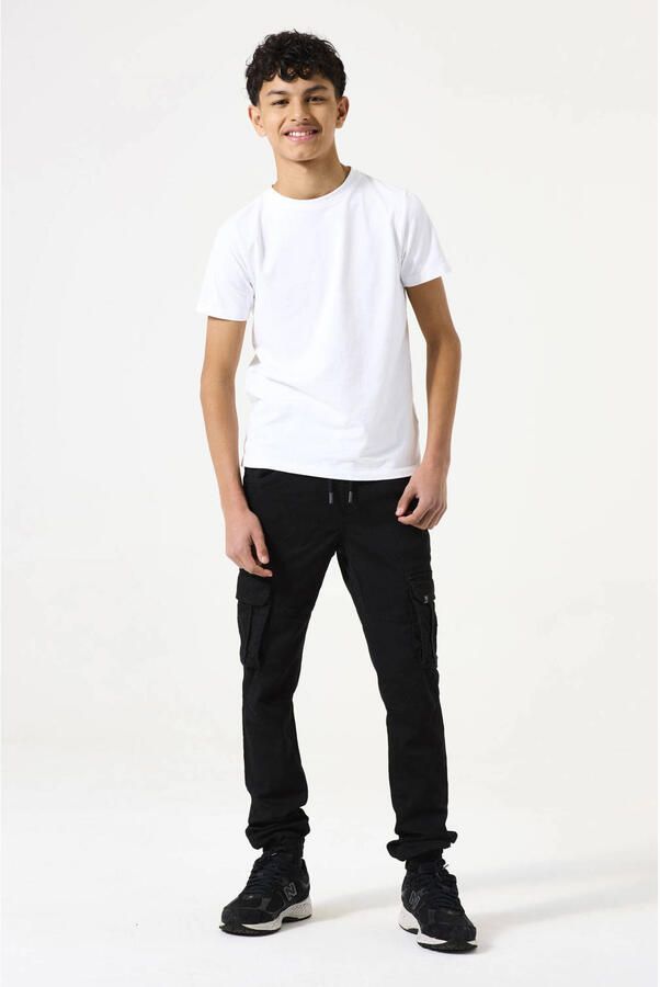 Garcia Cargo broek zwart Jongens Jog denim Effen 128 - Foto 2