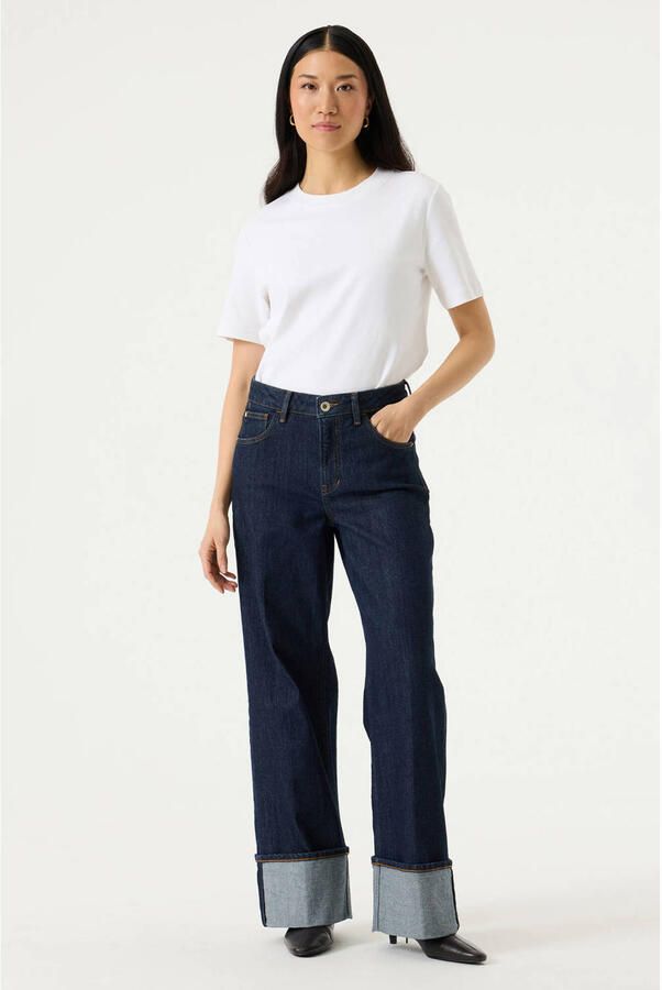 Garcia Celia 249 wide leg jeans donkerblauw - Foto 2