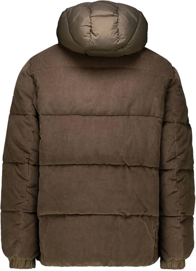 Garcia corduroy pufferjas taupe - Foto 2