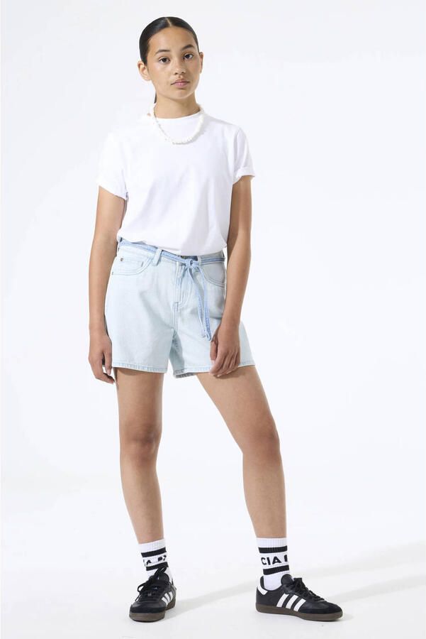 Garcia denim relaxed short light blue denim