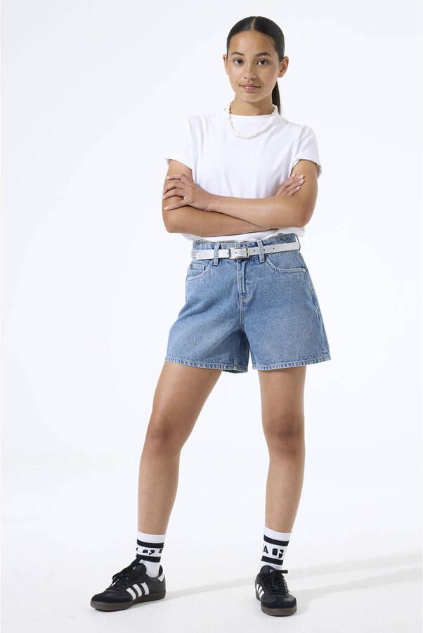 Garcia denim relaxed short medium blue denim