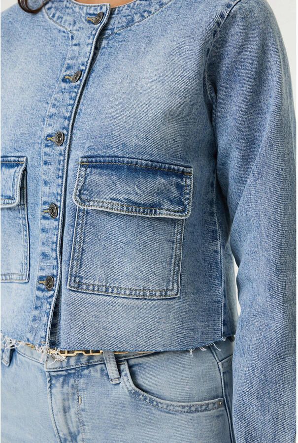 Garcia denim spijkerjas medium blue denim - Foto 2