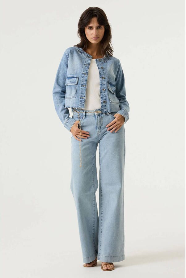 Garcia denim spijkerjas medium blue denim - Foto 2