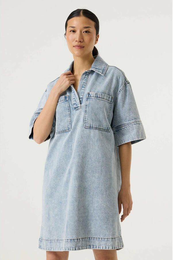 Garcia denim spijkerjurk light blue denim