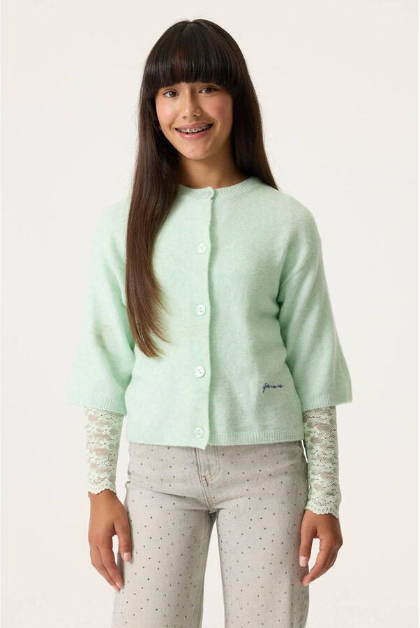 Garcia gebreid vest groen