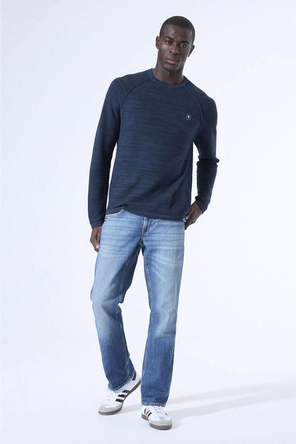 Garcia gebreide trui donkerblauw - Foto 2