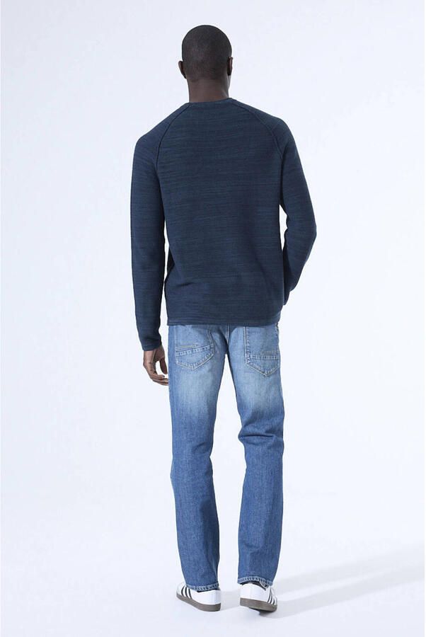 Garcia gebreide trui donkerblauw