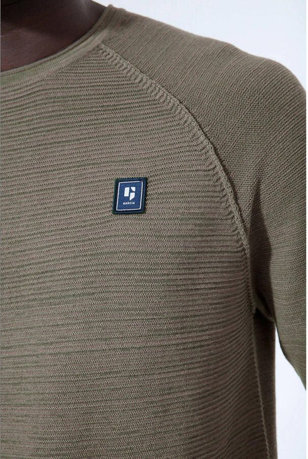 Garcia gebreide trui kaki