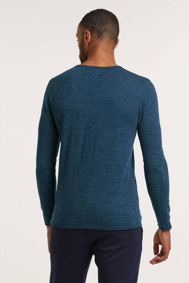 Garcia Trui met ronde hals in gemêleerde look - Foto 3