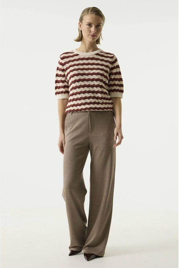 Garcia gestreepte top rood - Foto 3