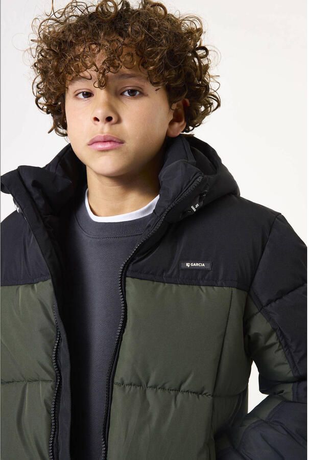 Garcia gewatteerde jas groen