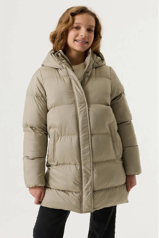 Garcia gewatteerde winterjas beige