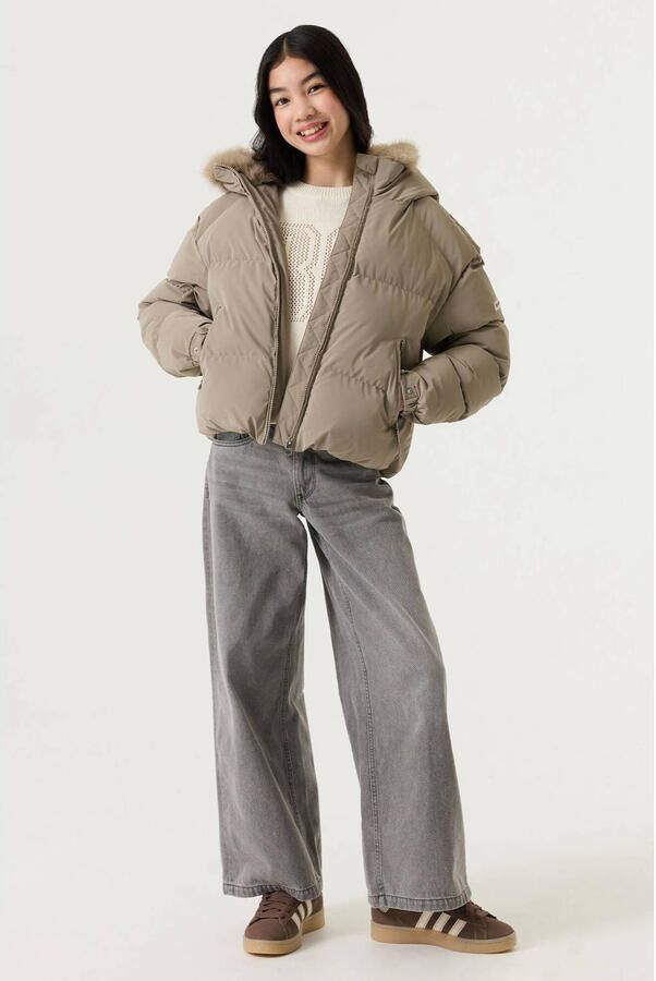 Garcia gewatteerde winterjas beige - Foto 3