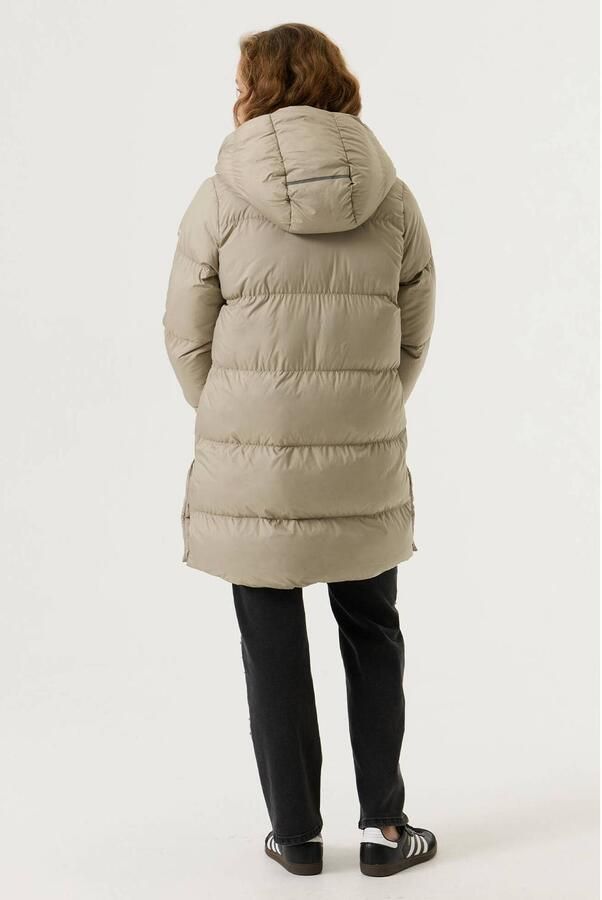 Garcia gewatteerde winterjas beige Meisjes Polyester Capuchon Effen - Foto 2