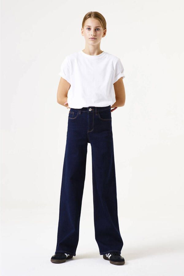 Garcia high waist loose fit jeans dark blue denim - Foto 2