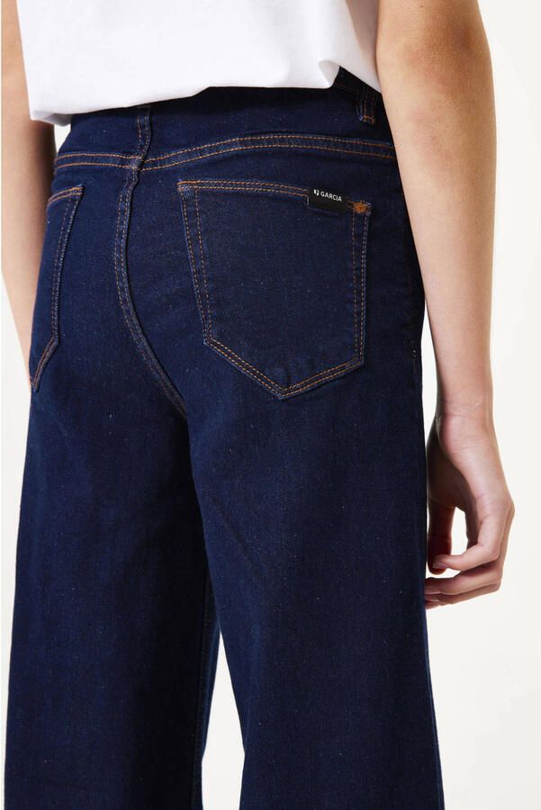 Garcia high waist loose fit jeans dark blue denim - Foto 1