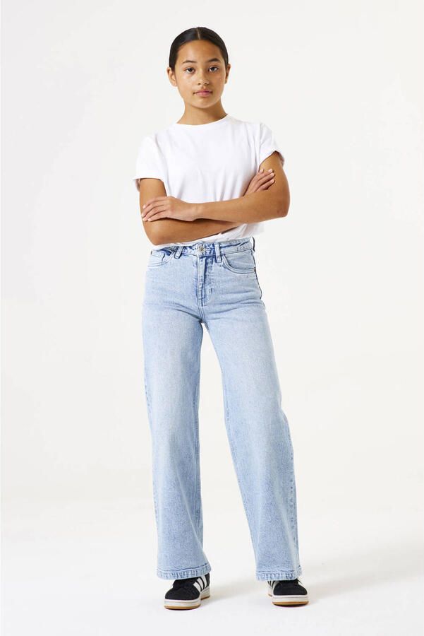 Garcia high waist loose fit jeans light blue denim