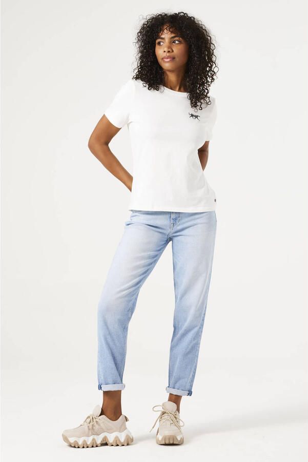 Garcia high waist slim fit jeans light blue denim