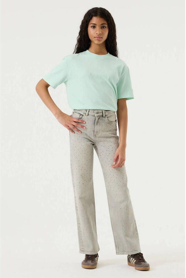 Garcia high waist straight leg jeans grey denim - Foto 2