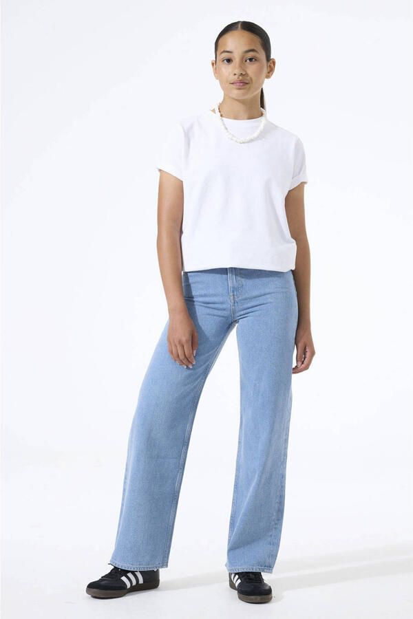 Garcia high waist straight leg jeans medium blue denim - Foto 2