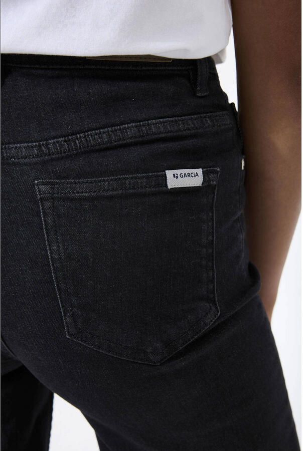 Garcia high waist wide leg jeans black denim - Foto 2