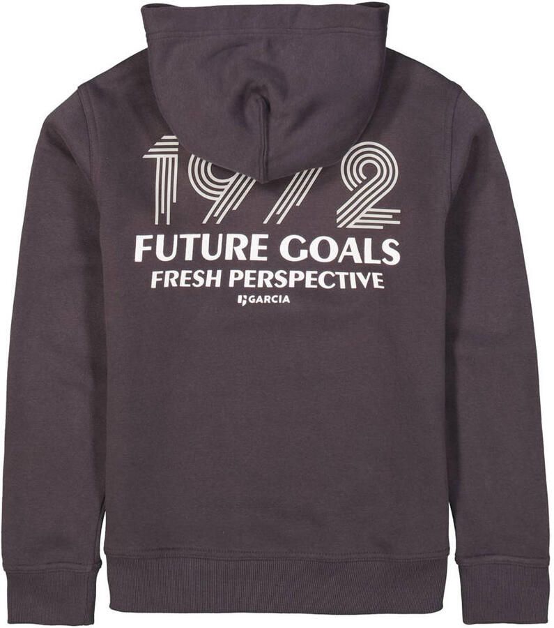 Garcia Regular fit hoodie met kangoeroezak