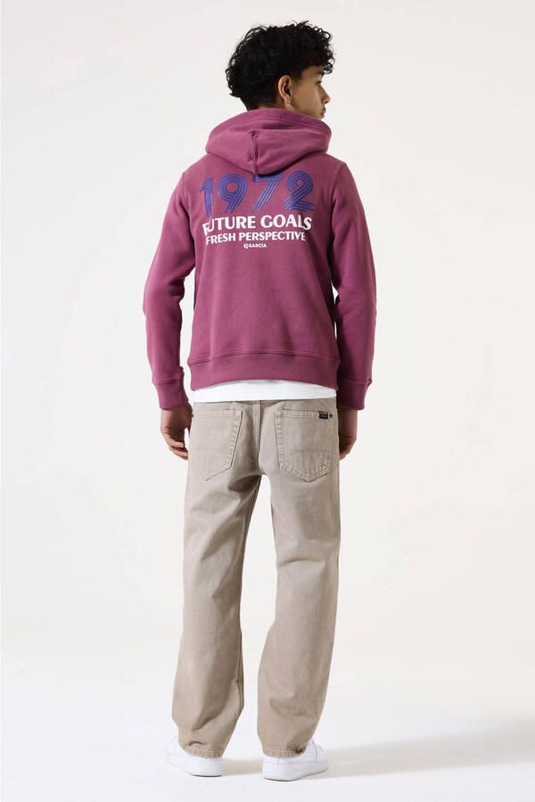 Garcia Regular fit hoodie met kangoeroezak - Foto 2