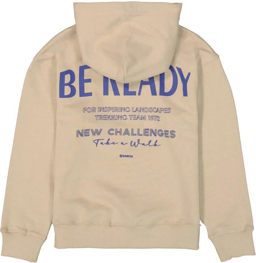 Garcia hoodie met backprint beige - Foto 2