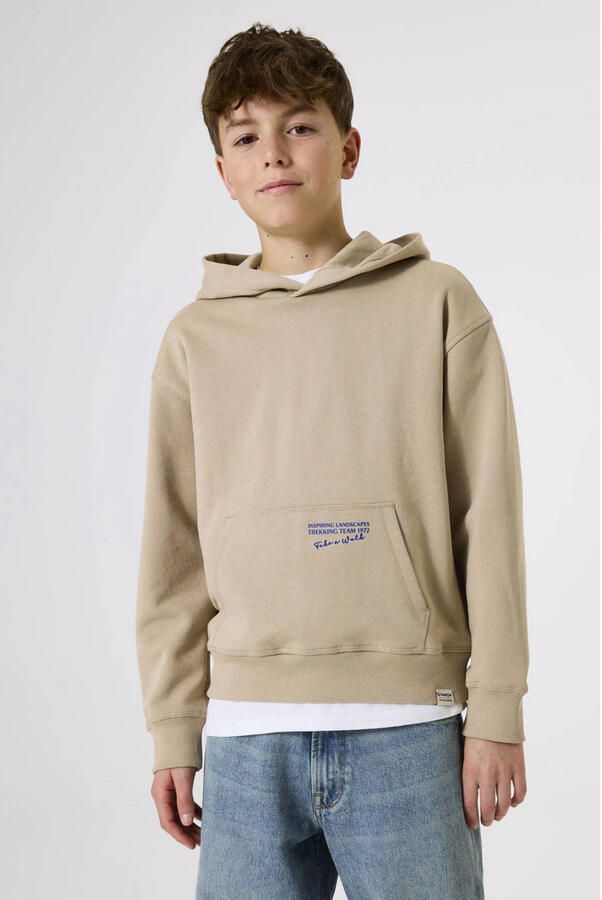 Garcia hoodie met backprint beige - Foto 2