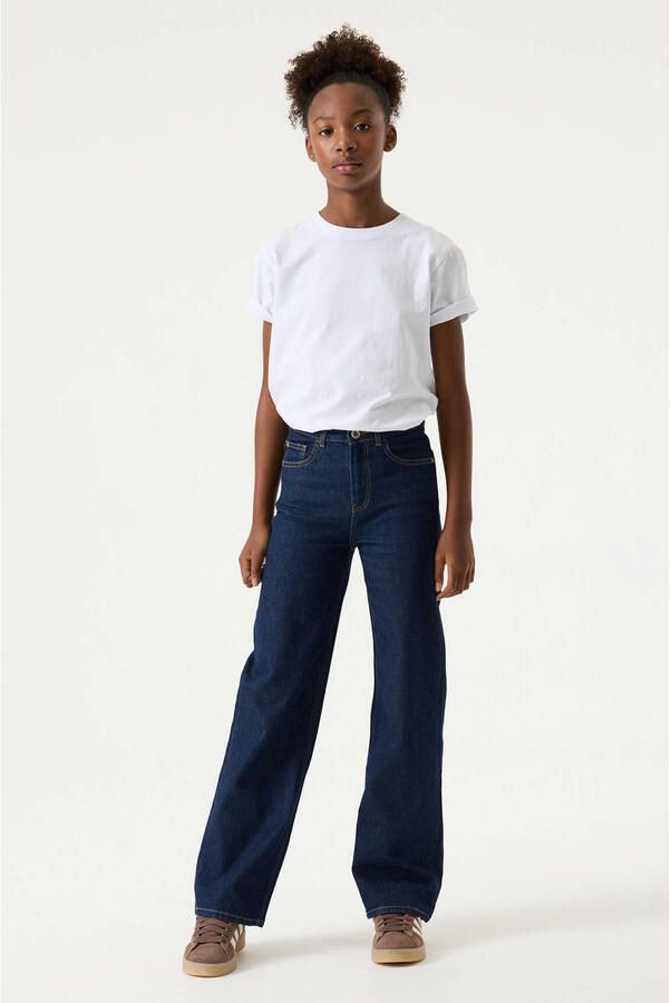 Garcia Ilvy straight leg jeans donkerblauw