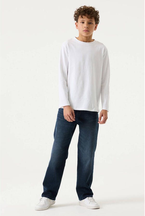 Garcia Ilyano straight leg jeans donkerblauw