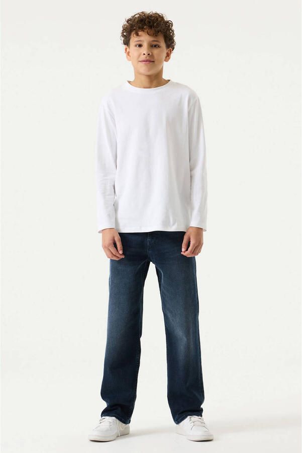 Garcia Ilyano straight leg jeans donkerblauw - Foto 3