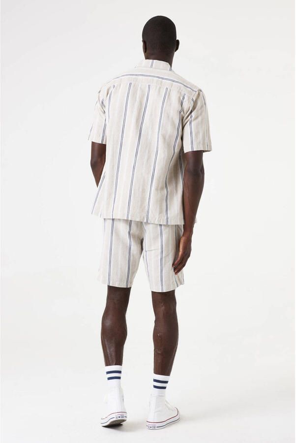Garcia linnen casual overhemd ecru