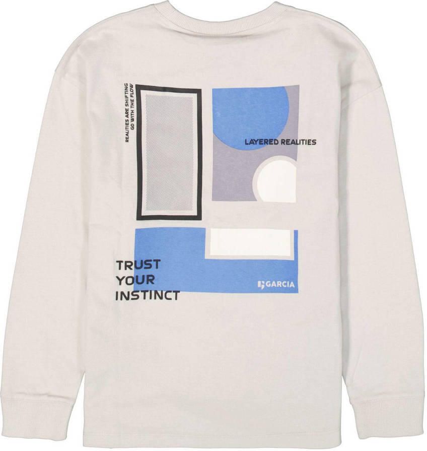 Garcia Sweatshirt met motiefprint - Foto 3