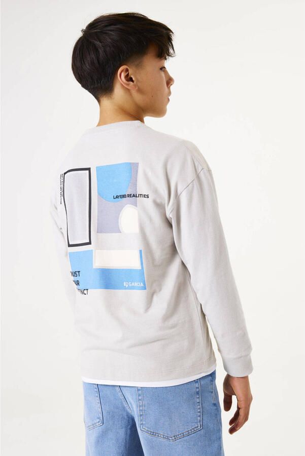Garcia Sweatshirt met motiefprint - Foto 2