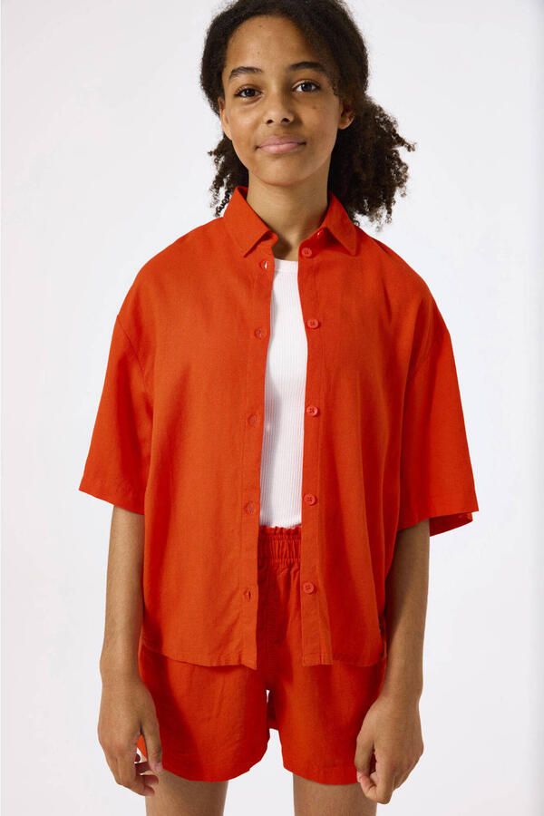 Garcia Regular fit bermuda met steekzakken - Foto 2