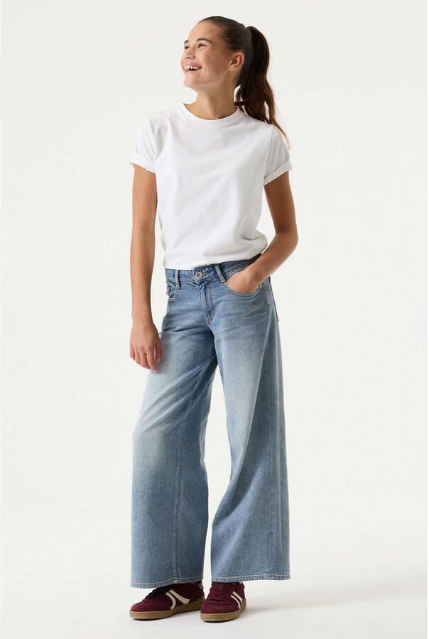 Garcia Marall wide leg jeans lichtblauw