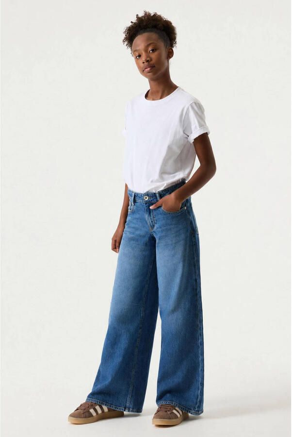 Garcia Marall wide leg jeans middelblauw - Foto 2