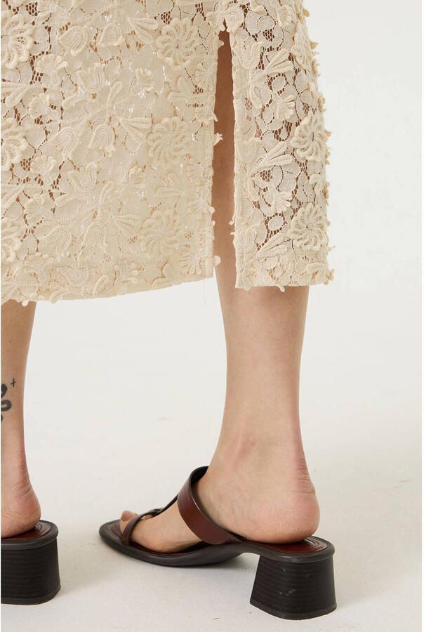 Garcia midi rok broderie beige - Foto 2