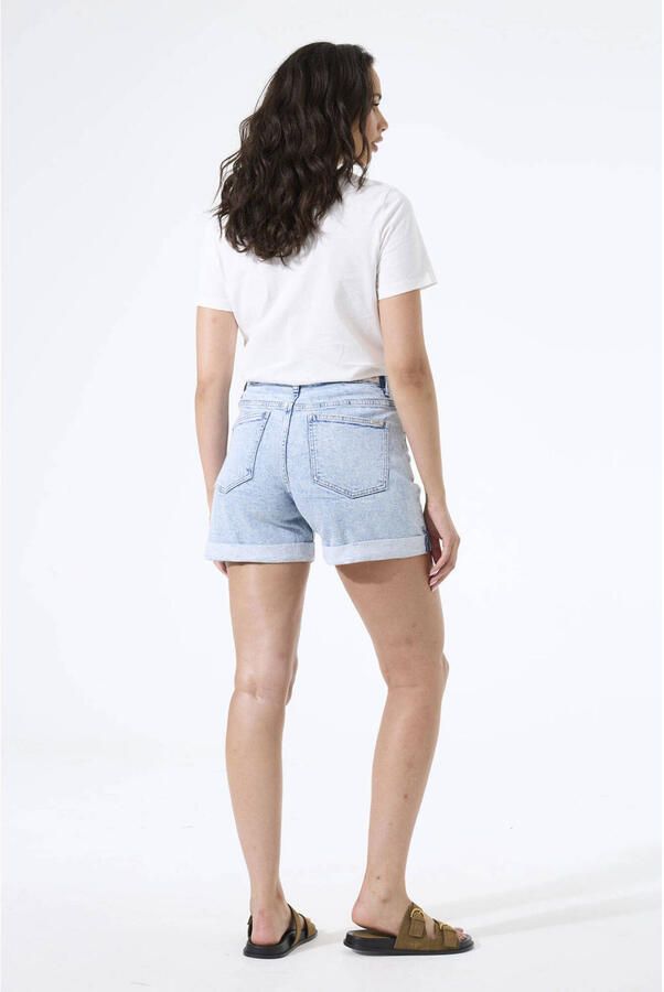 Garcia mom high waist denim short light blue denim - Foto 2