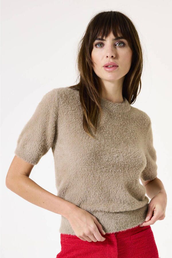 Garcia pullover trui taupe - Foto 2