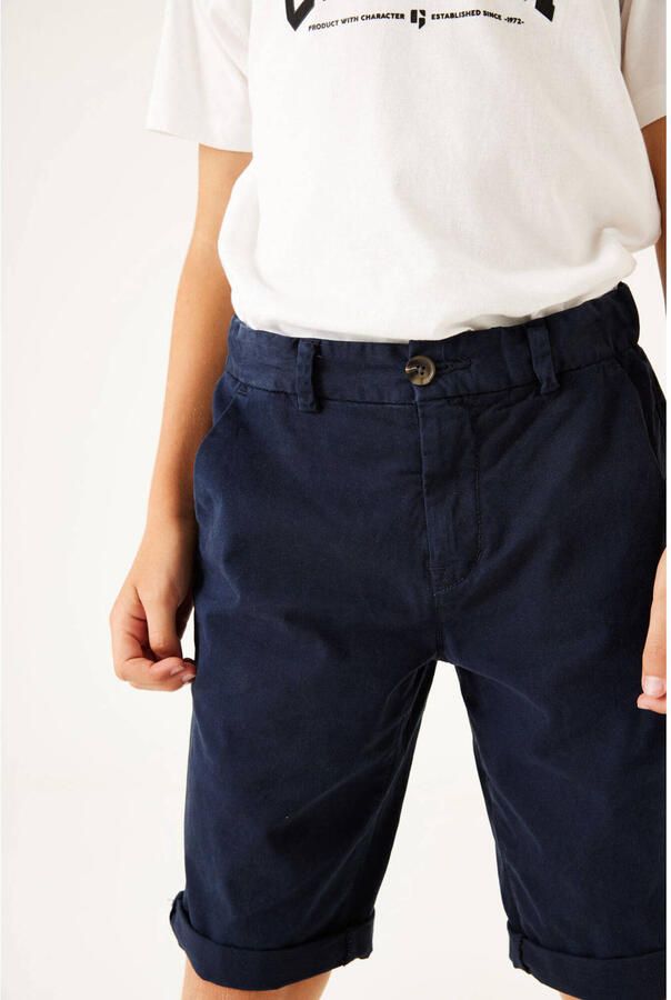 Garcia regular casual short donkerblauw