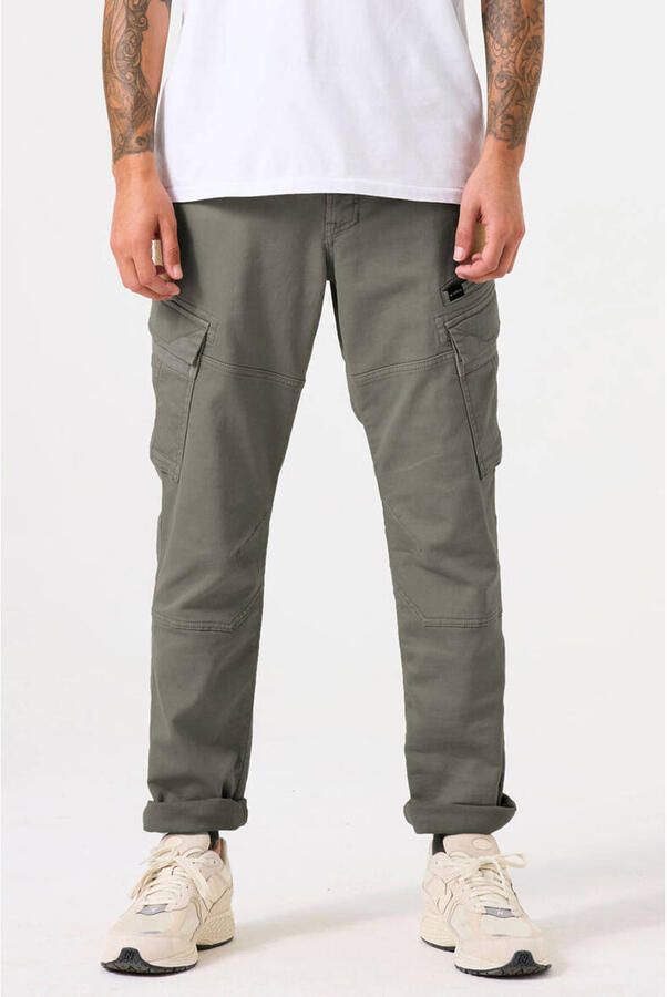Garcia regular fit cargo broek grijsgroen - Foto 3