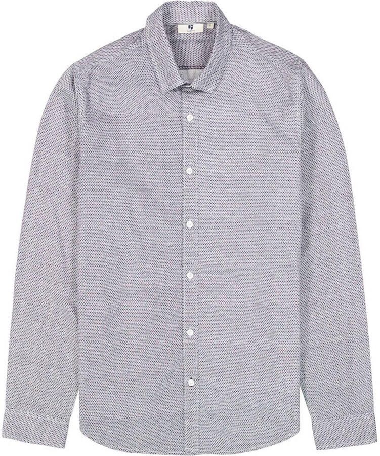 Garcia regular fit overhemd Z1094 met all over print dark moon