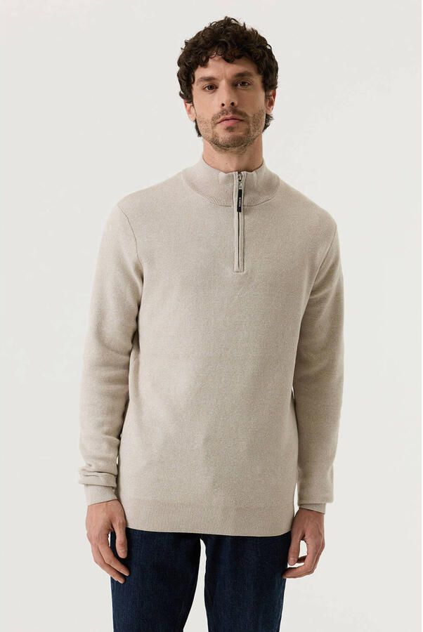 Garcia regular fit trui zand