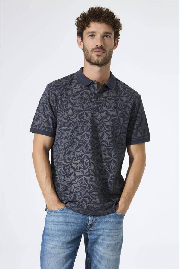 Garcia regular polo donkerblauw